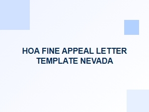 How to Appeal an Hoa Fine in Nevada